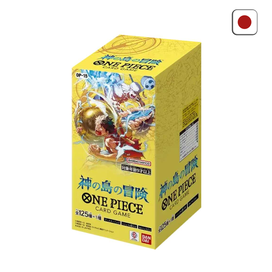 One Piece Display - Adventure on KAMIs Island (OP15) One Piece Display - Adventure on KAMIs Island (OP15)