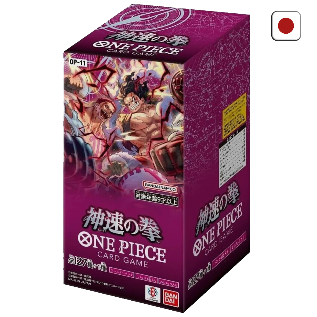 one piece card game png One Piece Display - A Fist of Divine Speed (OP11)